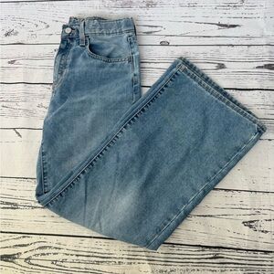 NWT Old Navy High Rise Baggy Wide Leg Girls Jeans Size 14
